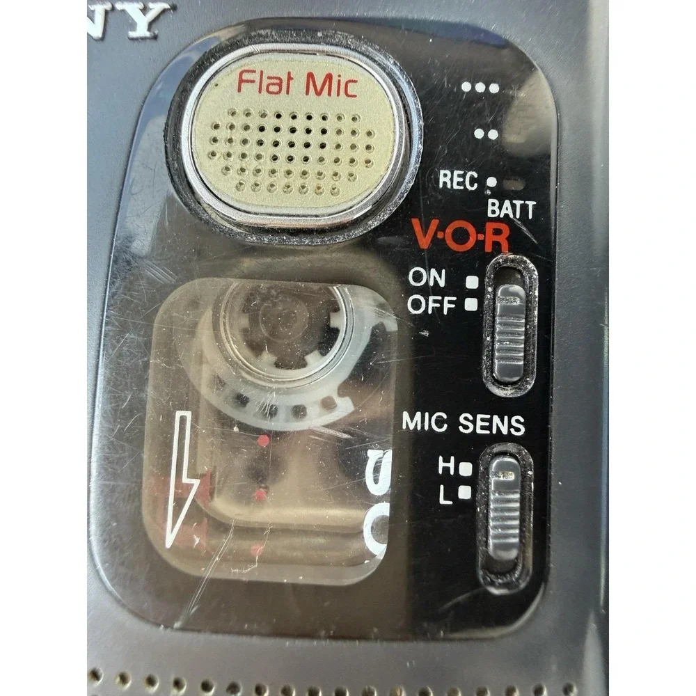 VTG Sony TCM-359V Cassette-Corder Flat Mic VOR Function Cassette Not Playing